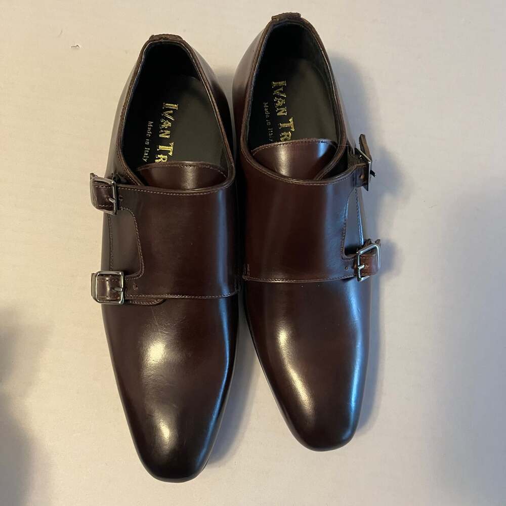 Italian Handmade Boy's Leather Dress Shoe Ivan Troy Leather Shoes Made in Italy